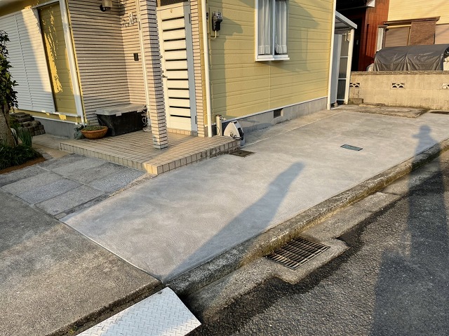 土間コンクリート　完成